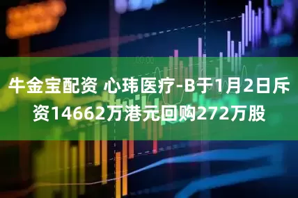 牛金宝配资 心玮医疗-B于1月2日斥资14662万港元回购272万股